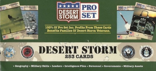 rare desert storm trading cards 1991 Topps Desert Storm Unopened Series 1 Wax Pack (8)