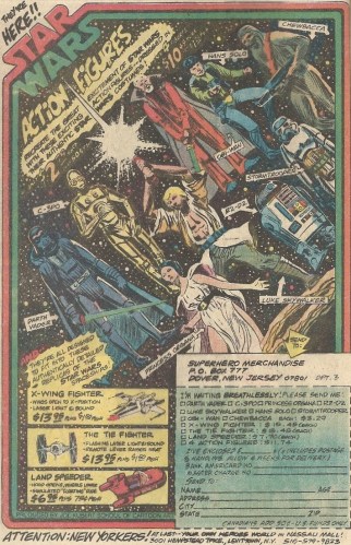 1970s Star Wars toy ad